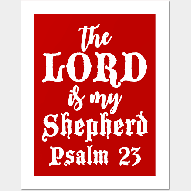 Psalm 23 Wall Art by Plushism